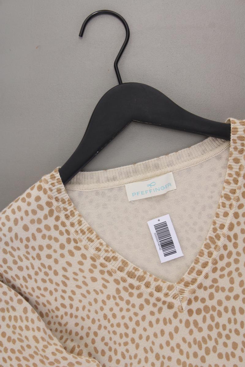 Pfeffinger Feinstrickpullover Gr. 38 neuwertig creme aus Viskose