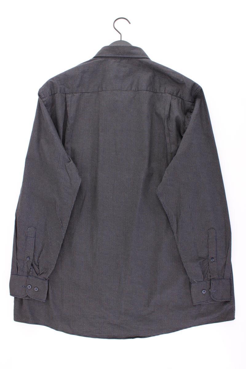 Casa Moda Langarmhemd für Herren Gr. Hemdgröße 45/46 blau aus Baumwolle
