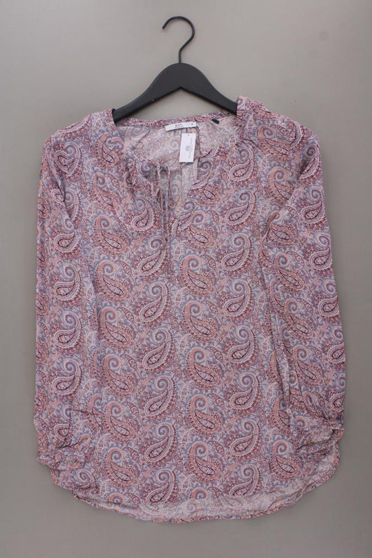 edc by Esprit Langarmbluse Gr. M mit Paisleymuster lila aus Viskose