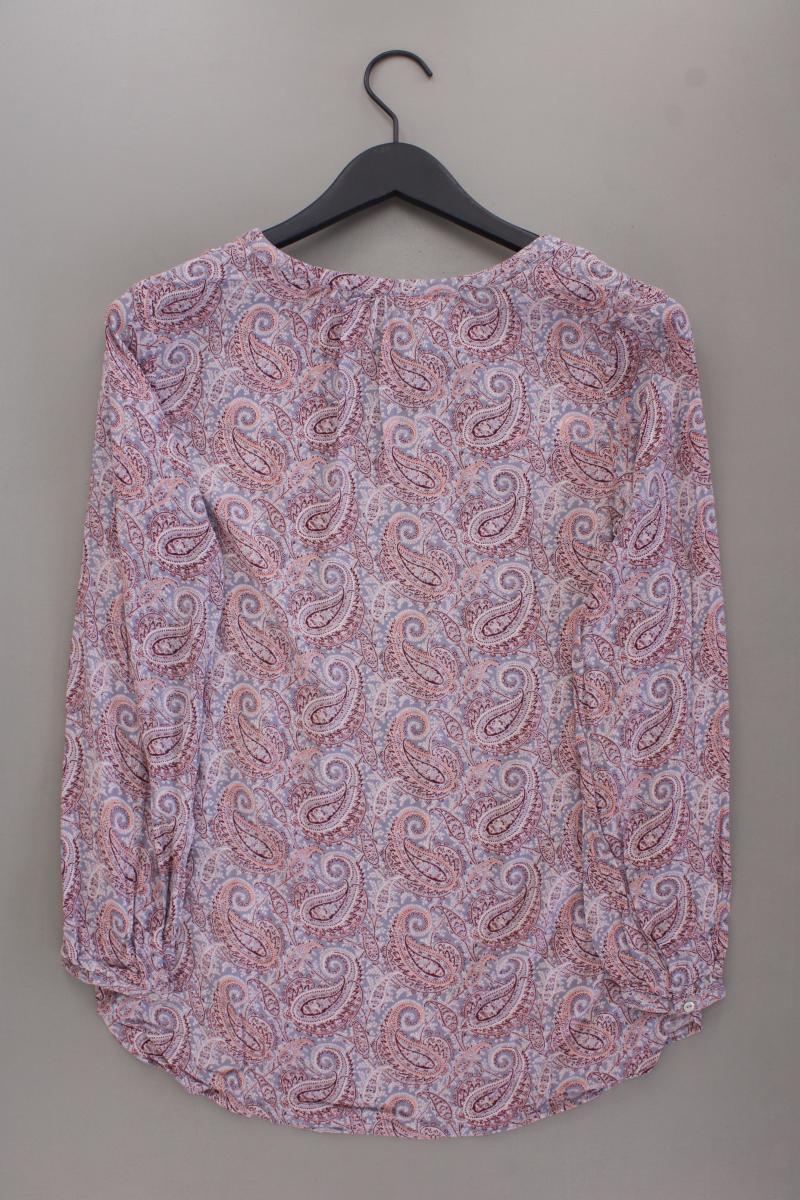 edc by Esprit Langarmbluse Gr. M mit Paisleymuster lila aus Viskose