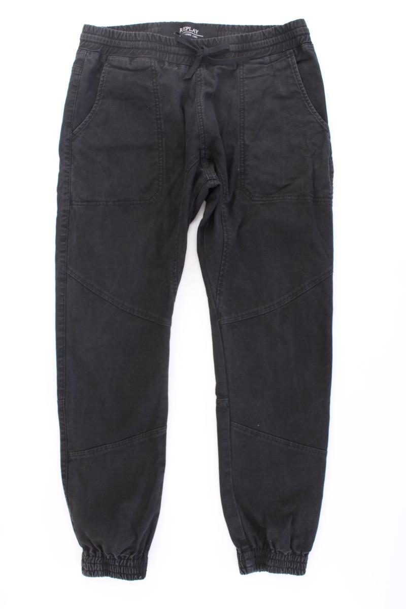 Replay Baggy Pants für Herren Gr. W33 grau