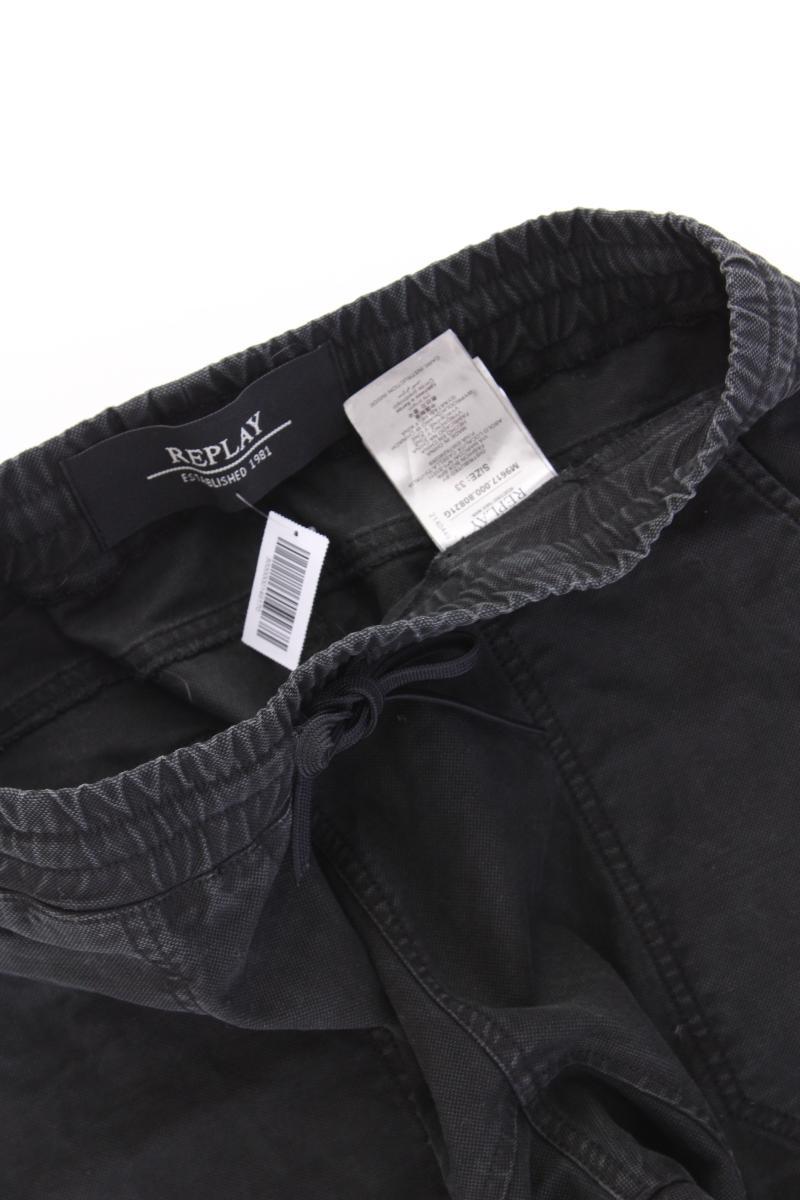 Replay Baggy Pants für Herren Gr. W33 grau