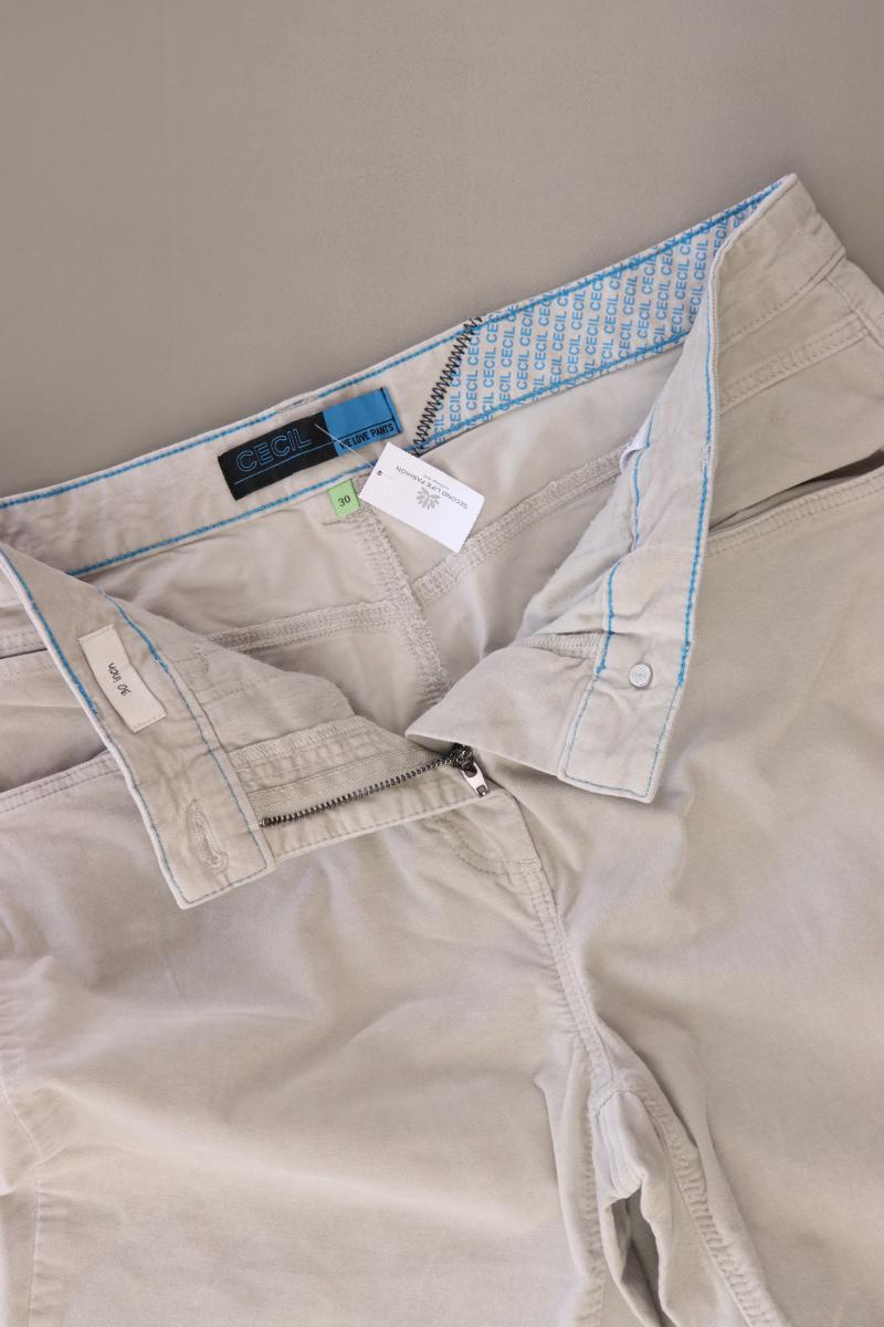 Cecil Hose Gr. W30/L30 grau aus Baumwolle