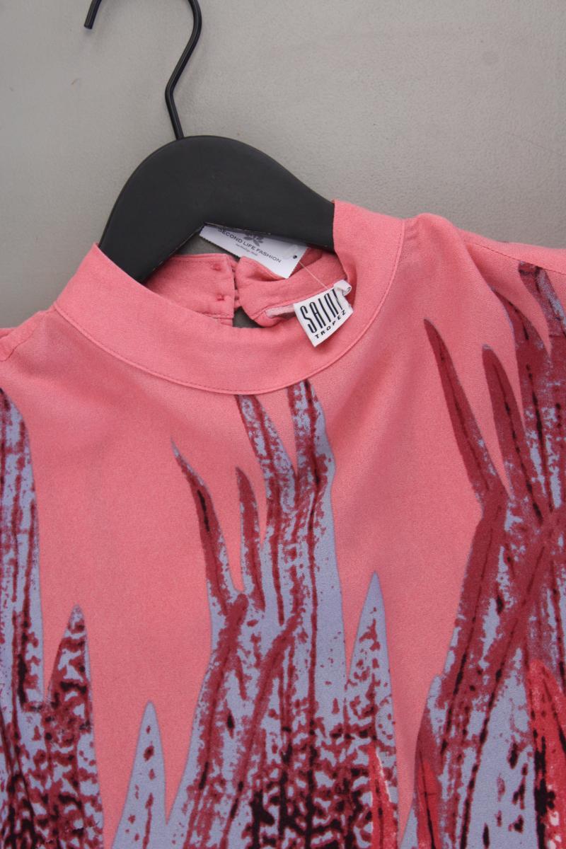 Saint Tropez Kurzarmbluse Gr. M rosa aus Viskose
