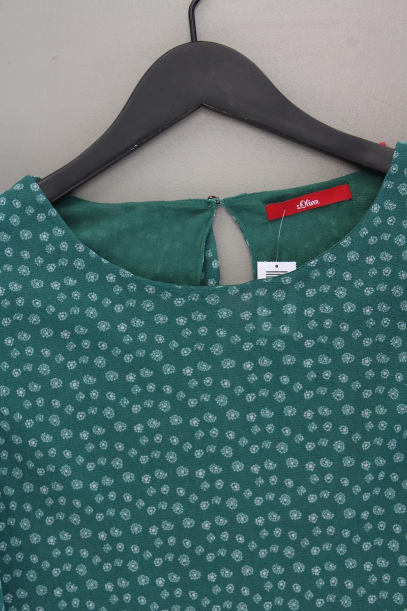 s.Oliver Classic Bluse Gr. 38 3/4 Ärmel grün aus Polyamid