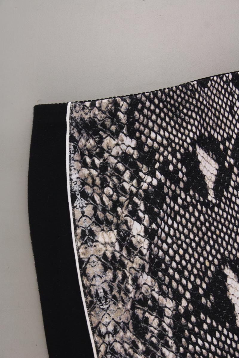 Marc Cain Stretchrock Gr. 40 mit Tierdruck grau aus Viskose