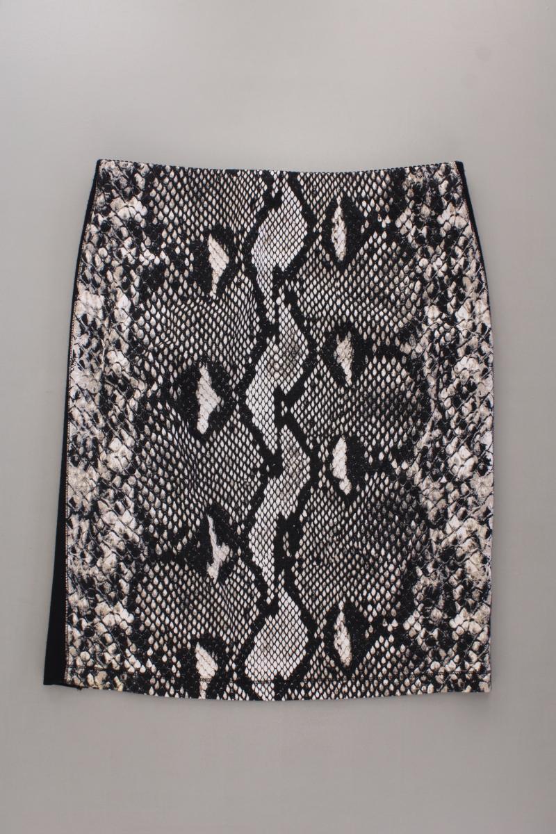 Marc Cain Stretchrock Gr. 40 mit Tierdruck grau aus Viskose