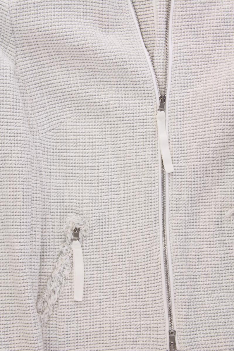 Marc Cain Bouclé Jacke Gr. 34 creme aus Baumwolle