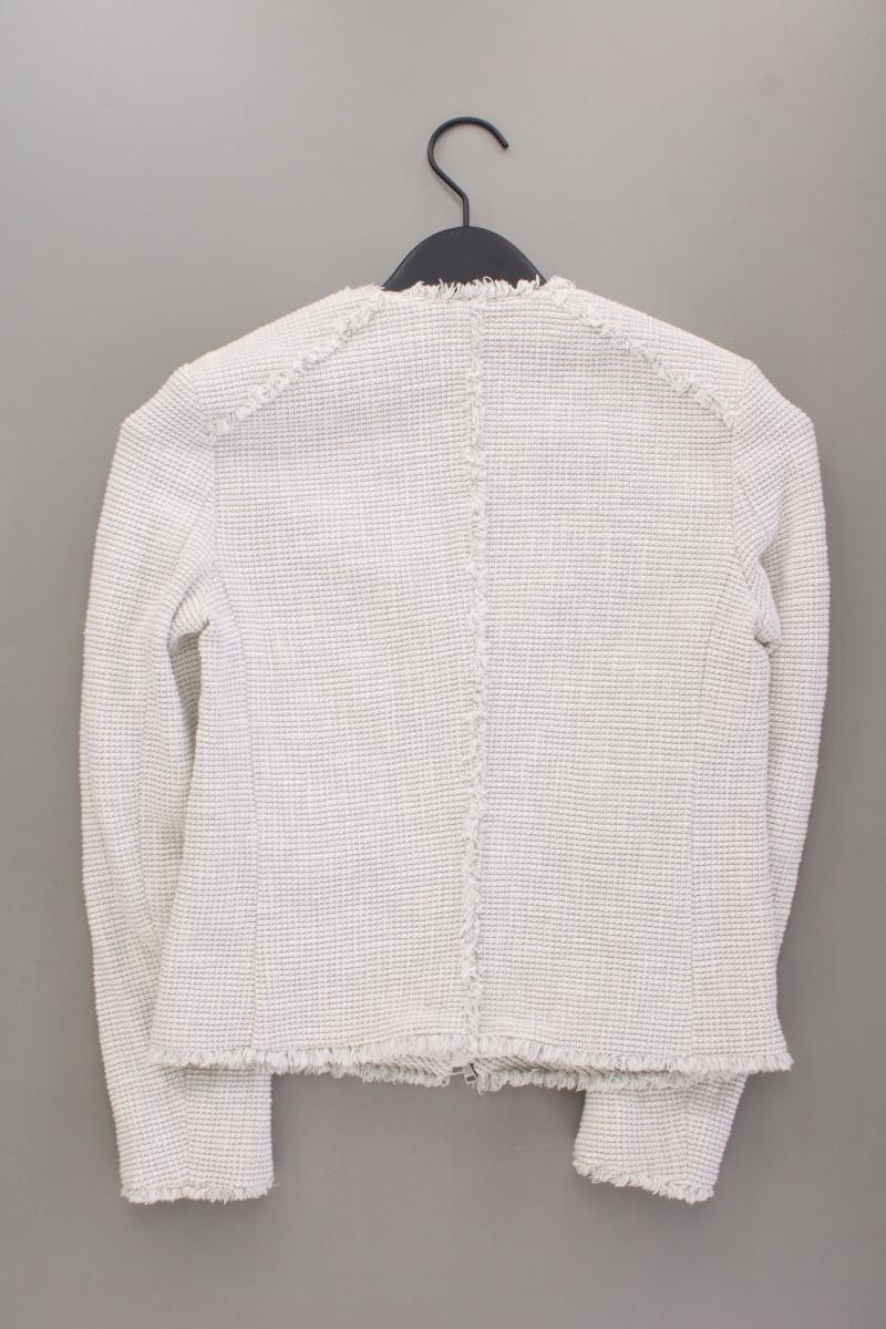 Marc Cain Bouclé Jacke Gr. 34 creme aus Baumwolle