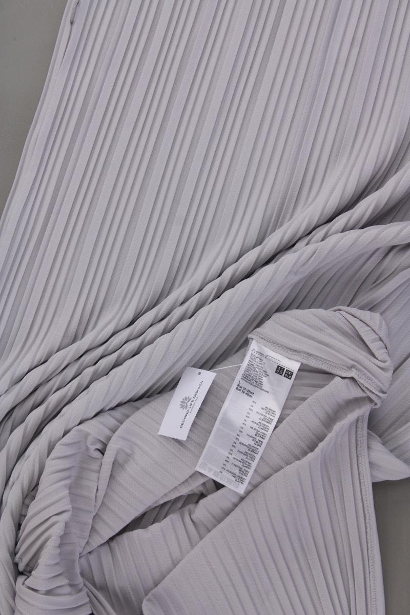 Uniqlo Midikleid Gr. L Ärmellos grau aus Polyester