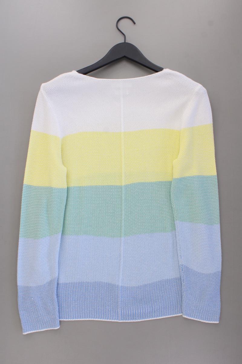 Brax Feinstrickpullover Gr. 42 neuwertig mehrfarbig aus Baumwolle