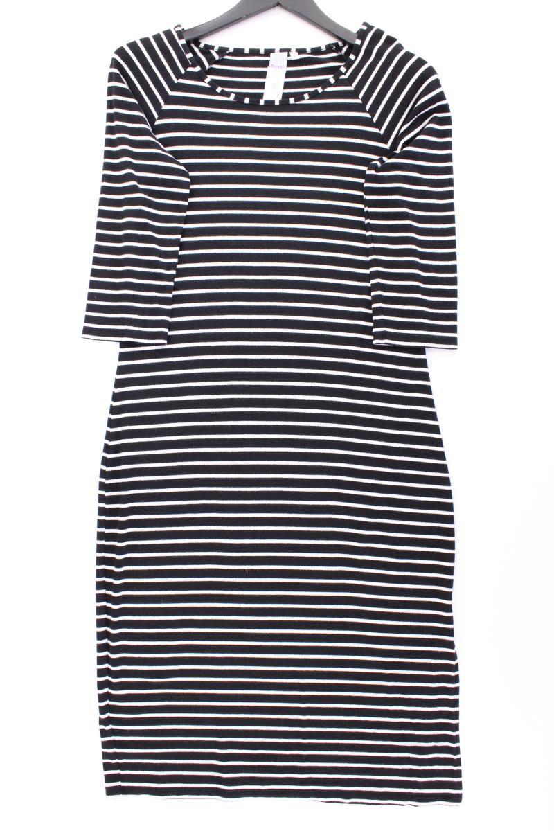 Liberty Stretchkleid Gr. L gestreift 3/4 Ärmel schwarz aus Viskose