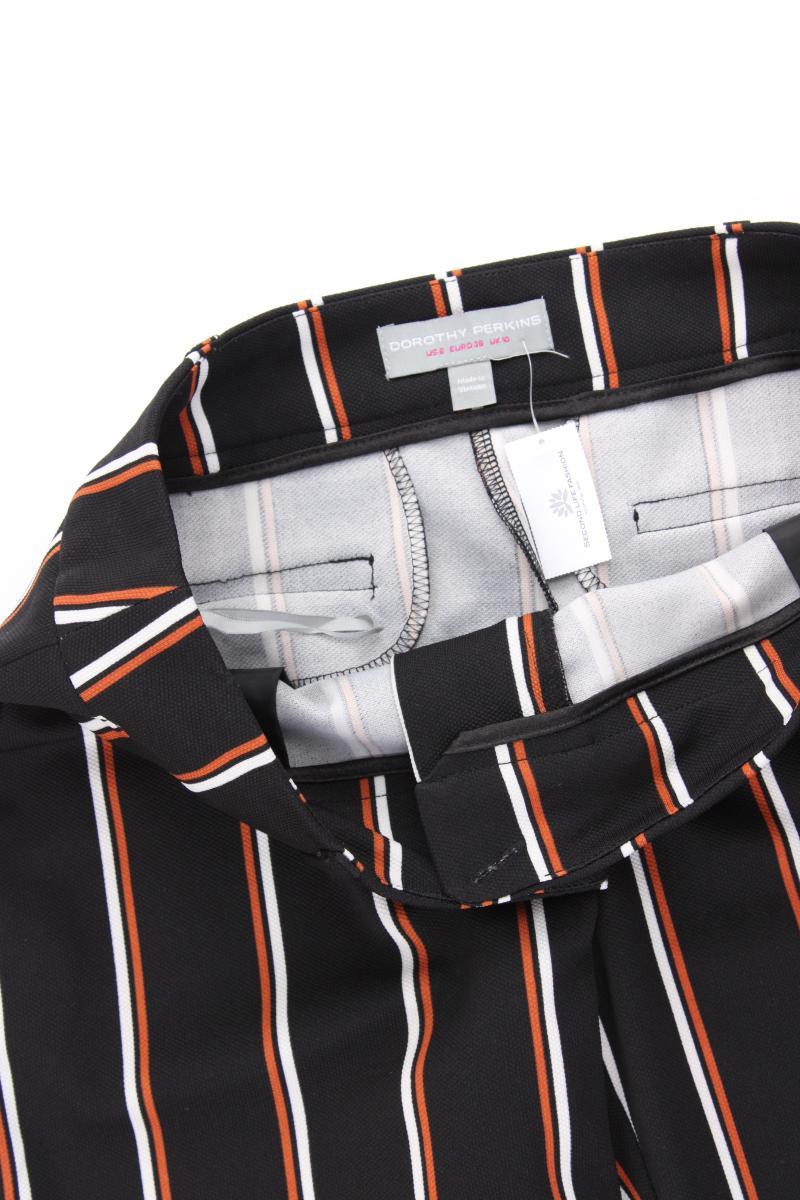 Dorothy Perkins Stoffhose Gr. 38 gestreift schwarz aus Polyester