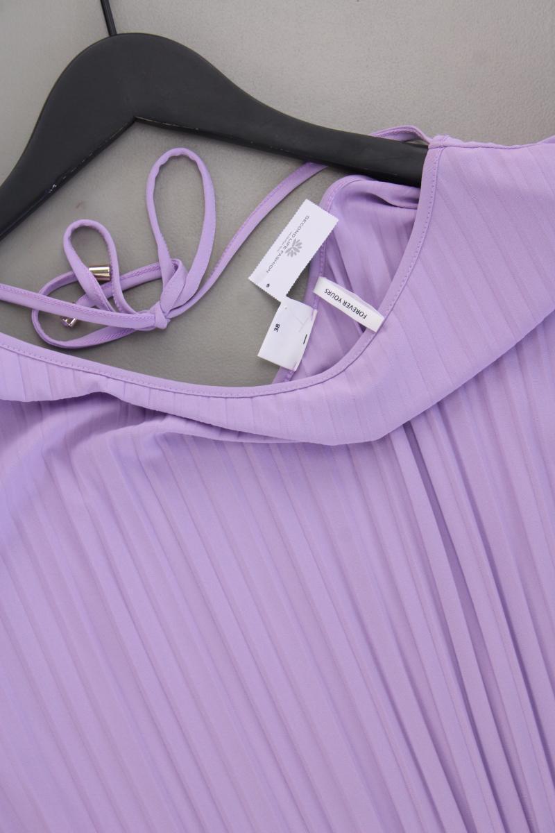 s.Oliver Kurzarmbluse Flieder Gr. 38 neuwertig lila aus Polyester
