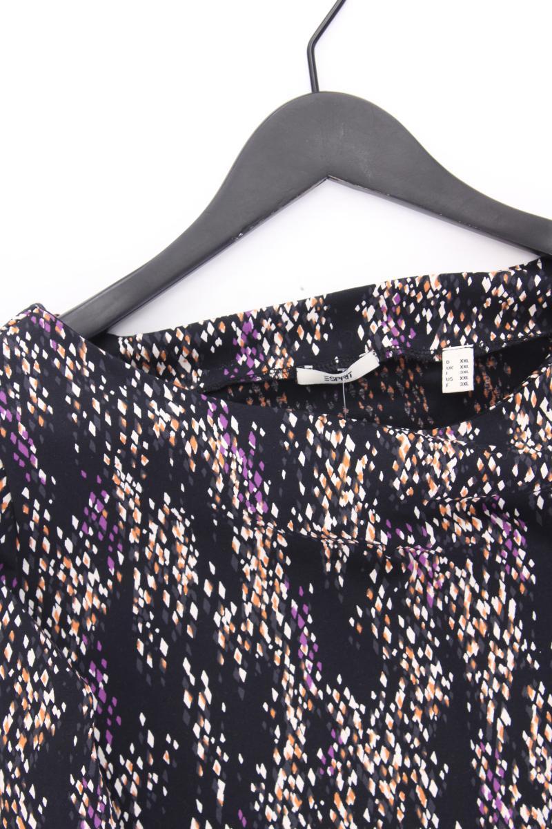 Esprit Longsleeve-Shirt Gr. XXL geometrisches Muster neuwertig Langarm