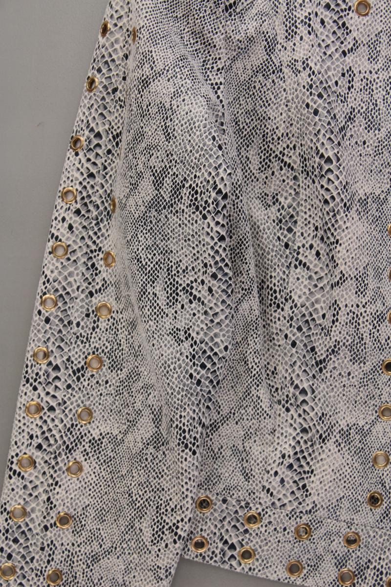 Pfeffinger Kurzjacke Gr. 36 mit Tierdruck neuwertig mit Nieten grau