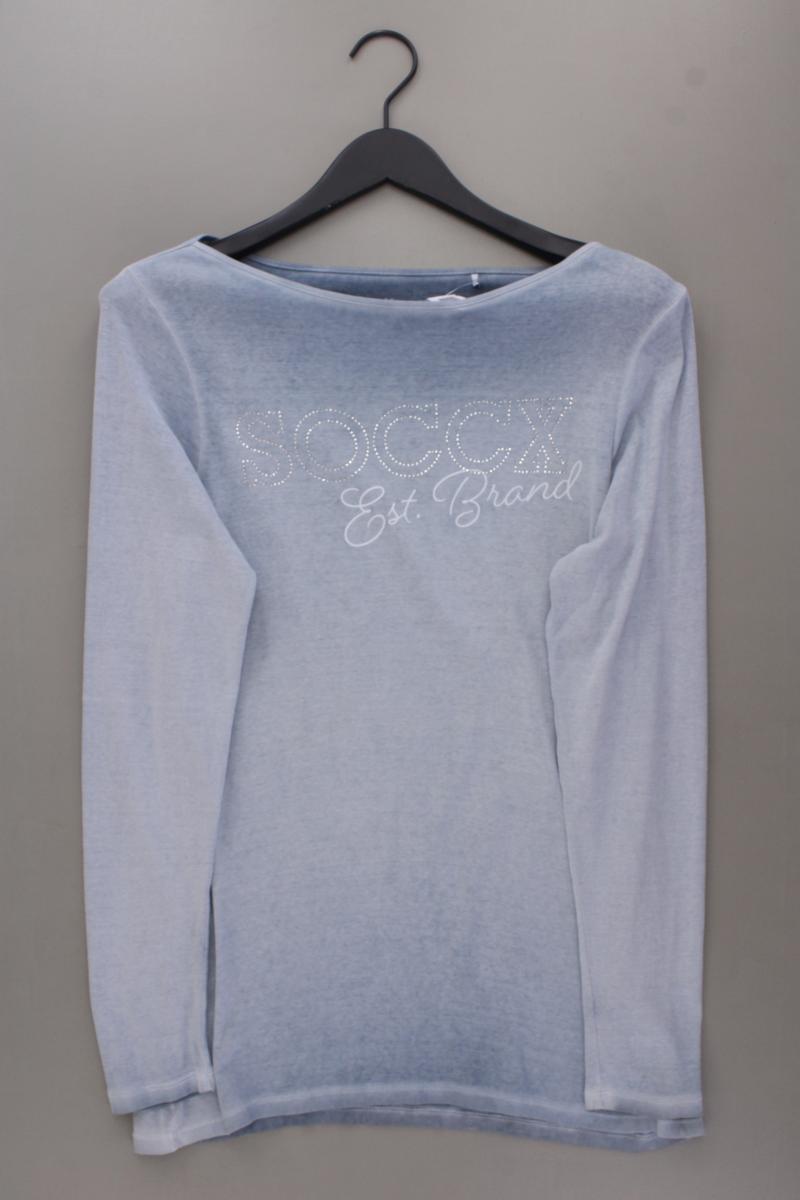 Soccx Longsleeve-Shirt Gr. 42 neuwertig Langarm blau