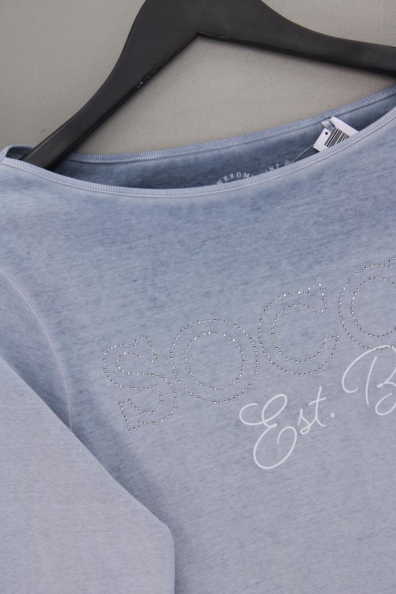 Soccx Longsleeve-Shirt Gr. 42 neuwertig Langarm blau