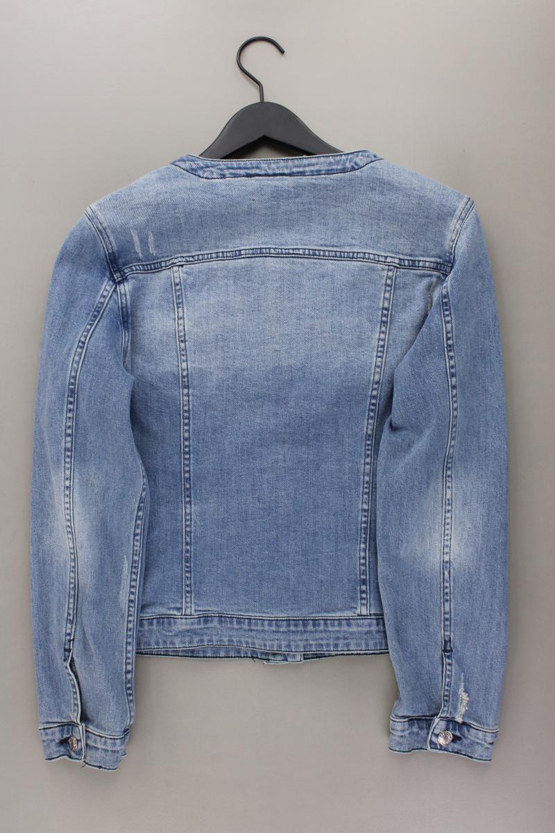 estelle jolie Jeansjacke Gr. 44 neuwertig blau aus Baumwolle