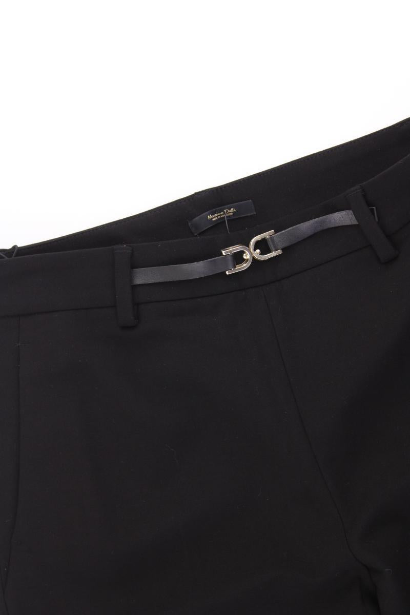 Massimo Dutti Stoffhose mit Wolle Gr. 38 neu mit Etikett schwarz aus Viskose