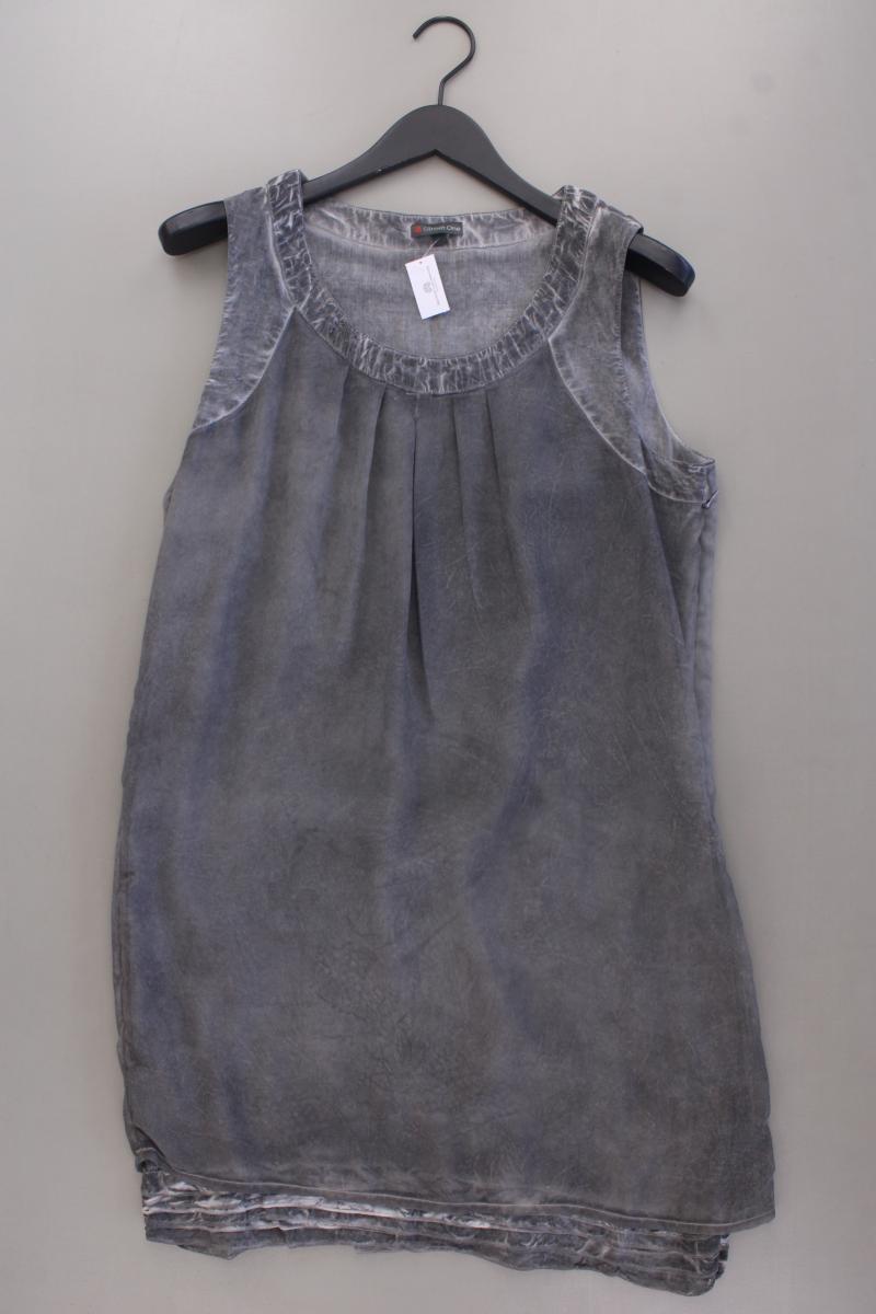 Street One Midikleid Gr. 40 Ärmellos grau aus Polyester