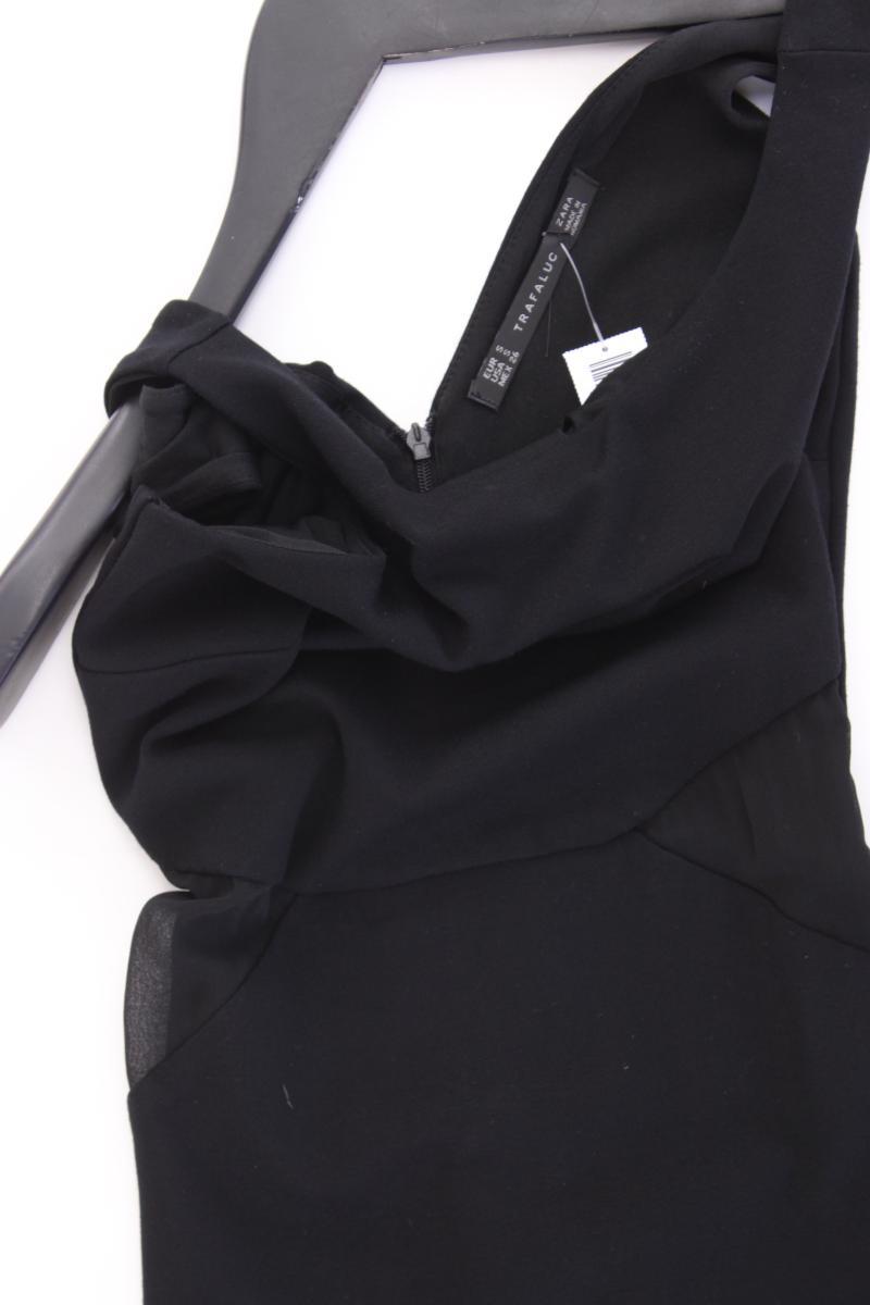 Zara Schlauchkleid Gr. S Ärmellos schwarz aus Viskose