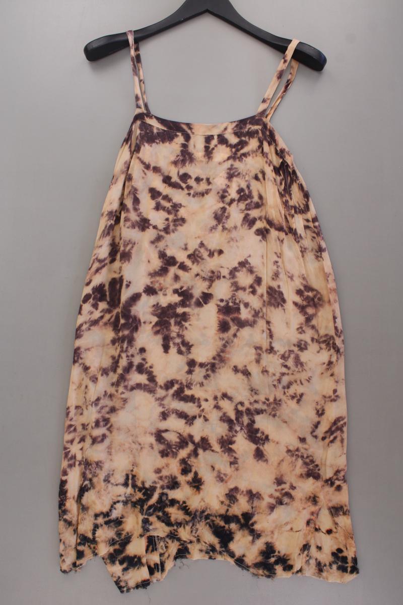 Rabens Saloner Trägerkleid Gr. M mit Batikmuster creme aus Polyester