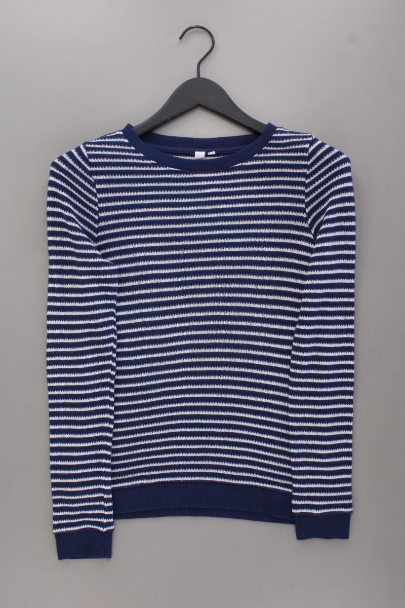 QS by s.Oliver Feinstrickpullover Gr. XS gestreift blau