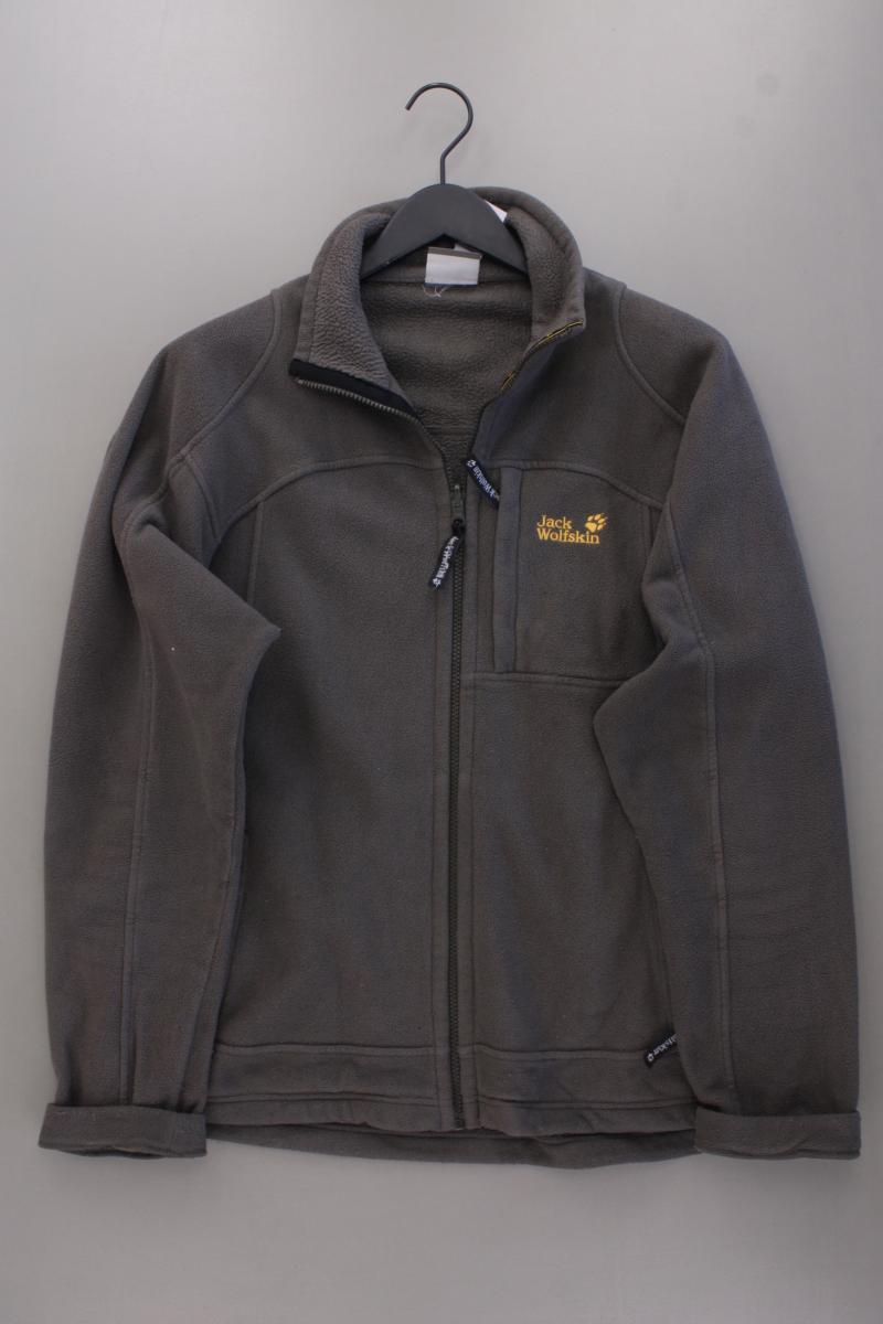 Jack Wolfskin Fleecejacke für Herren Gr. XL Langarm braun aus Polyester