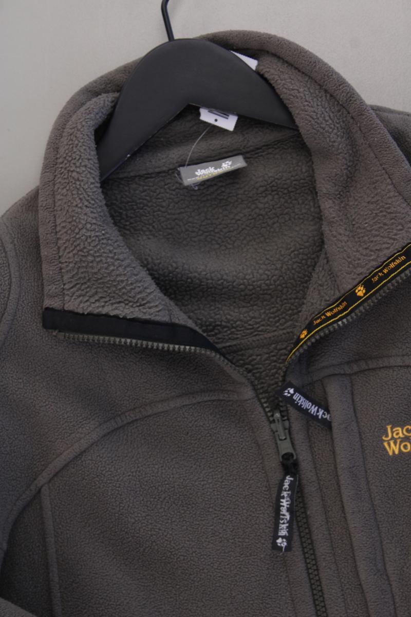 Jack Wolfskin Fleecejacke für Herren Gr. XL Langarm braun aus Polyester