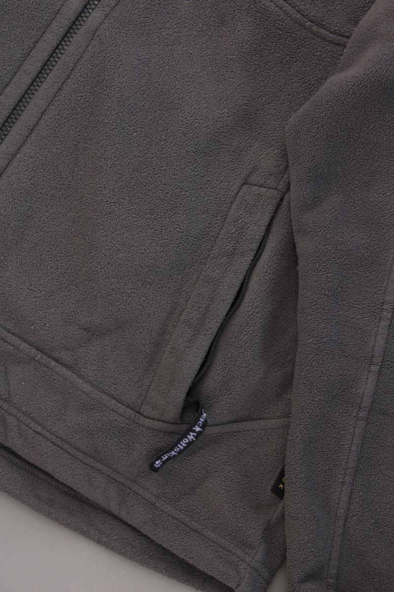 Jack Wolfskin Fleecejacke für Herren Gr. XL Langarm braun aus Polyester