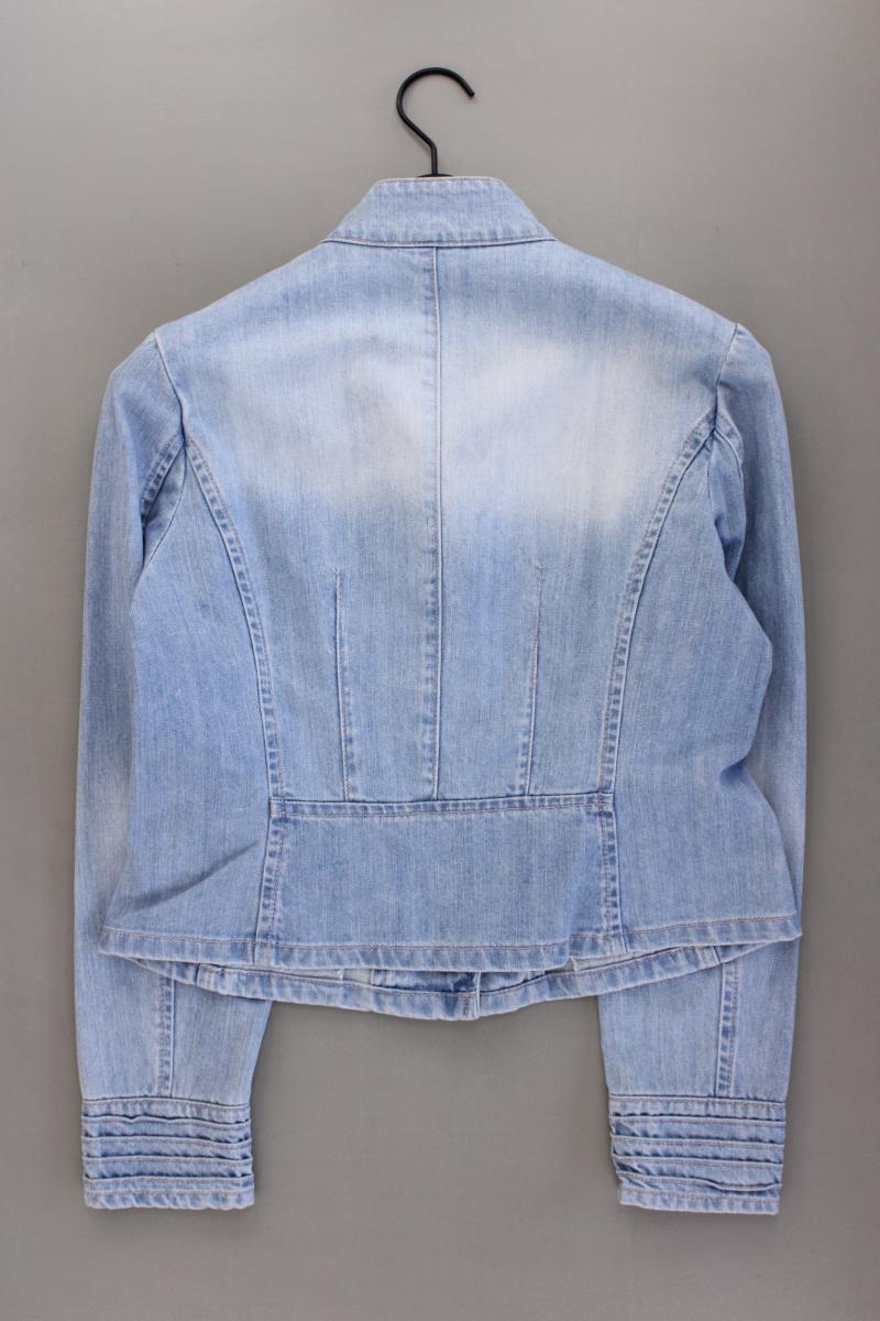 Heine Jeansjacke Gr. 40 Vintage blau aus Baumwolle