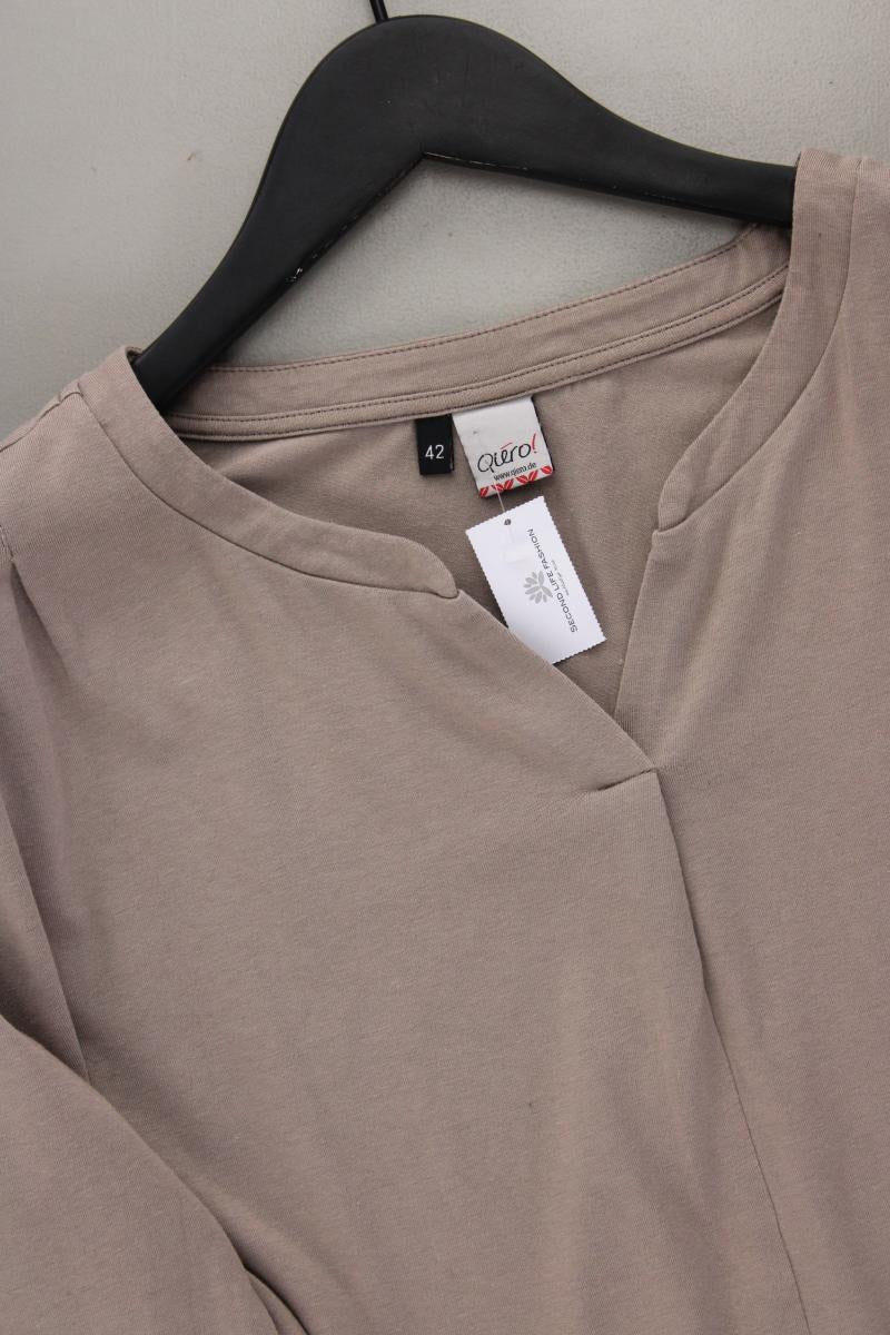 Second Hand Outfit Größe L mit Qiero! Shirt mit V-Ausschnitt in Gr. 42