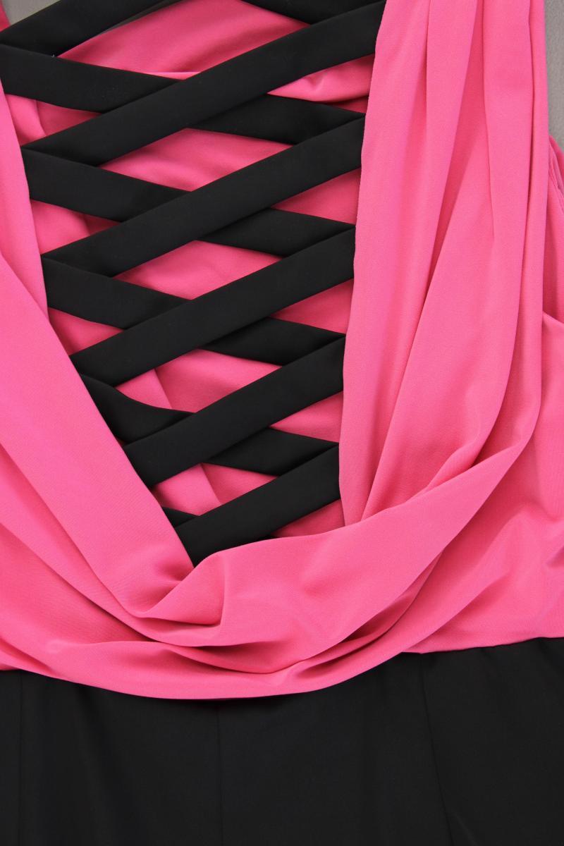 comma, Abendkleid Gr. 42 Ärmellos pink aus Polyester