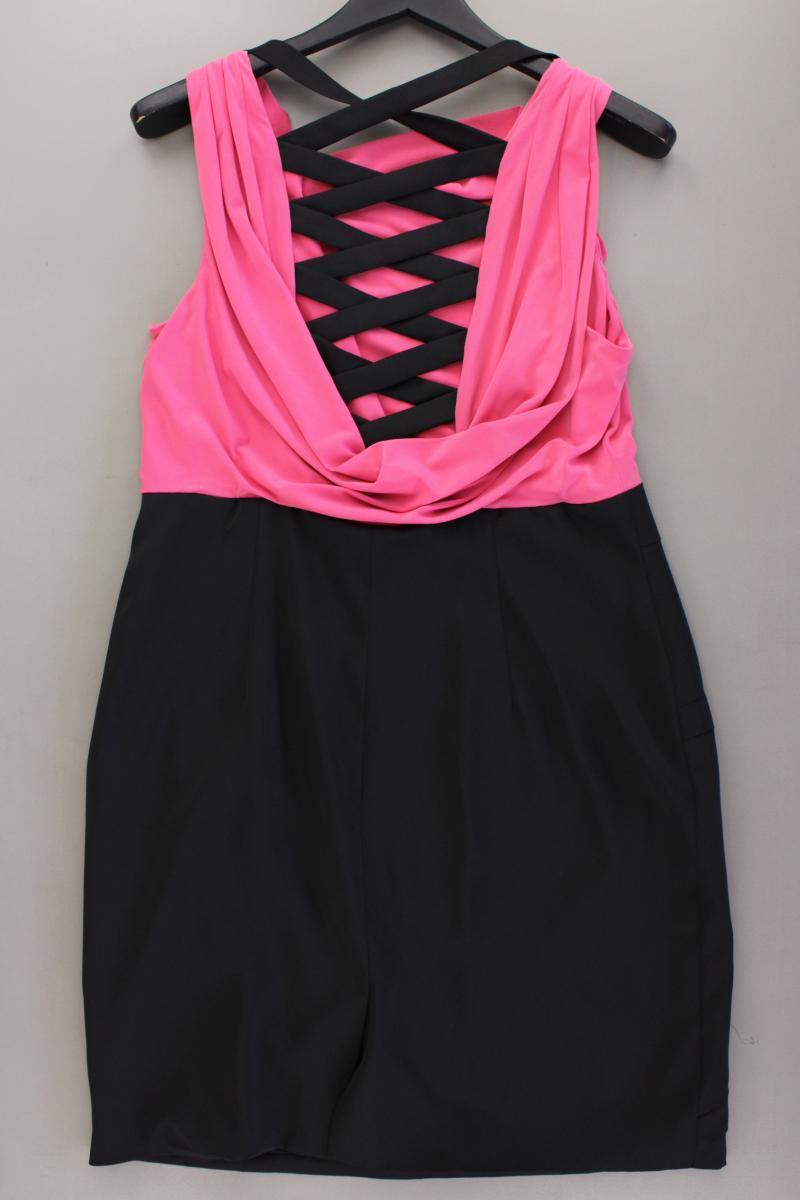 comma, Abendkleid Gr. 42 Ärmellos pink aus Polyester