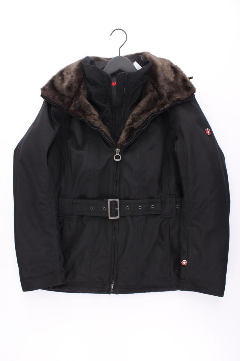 Wellensteyn Winterjacke Modell Zermatt Gr. XL mit Gürtel schwarz aus Polyamid