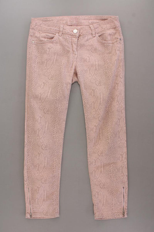 Kookai 7/8 Hose Gr. 36 mit Tierdruck rosa aus Baumwolle