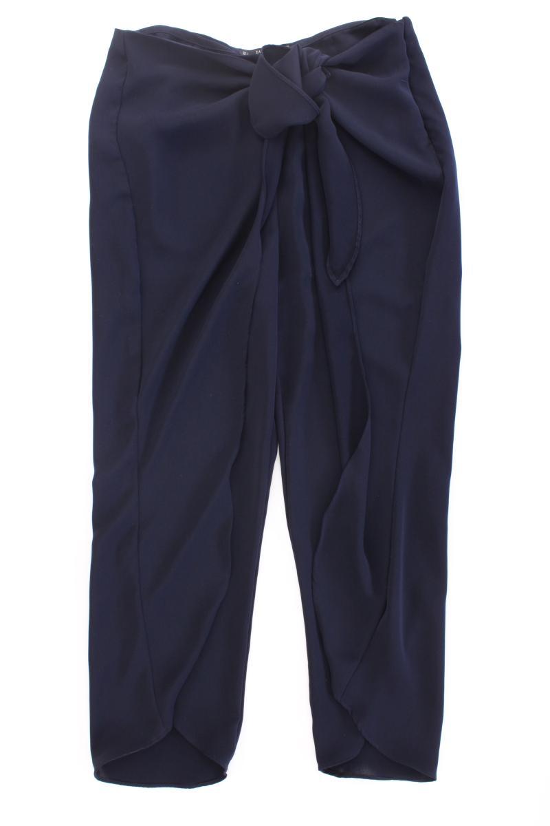 Zara Stoffhose Gr. L blau