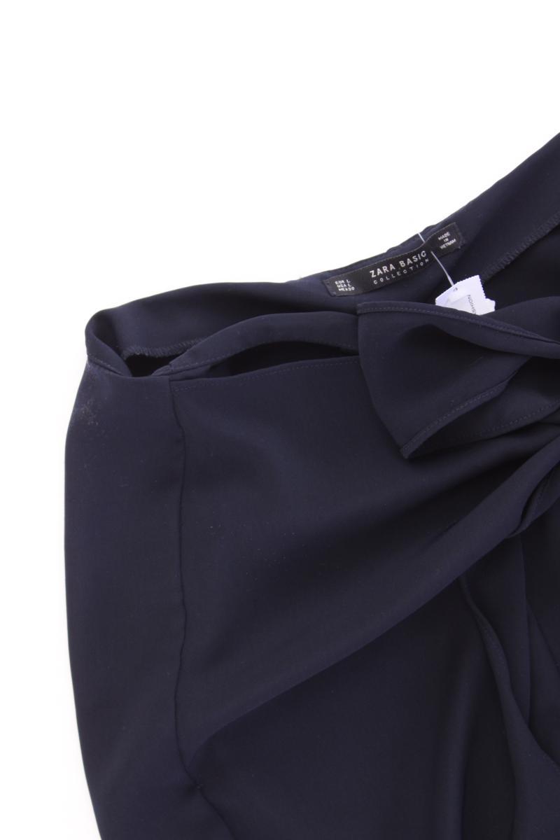 Zara Stoffhose Gr. L blau
