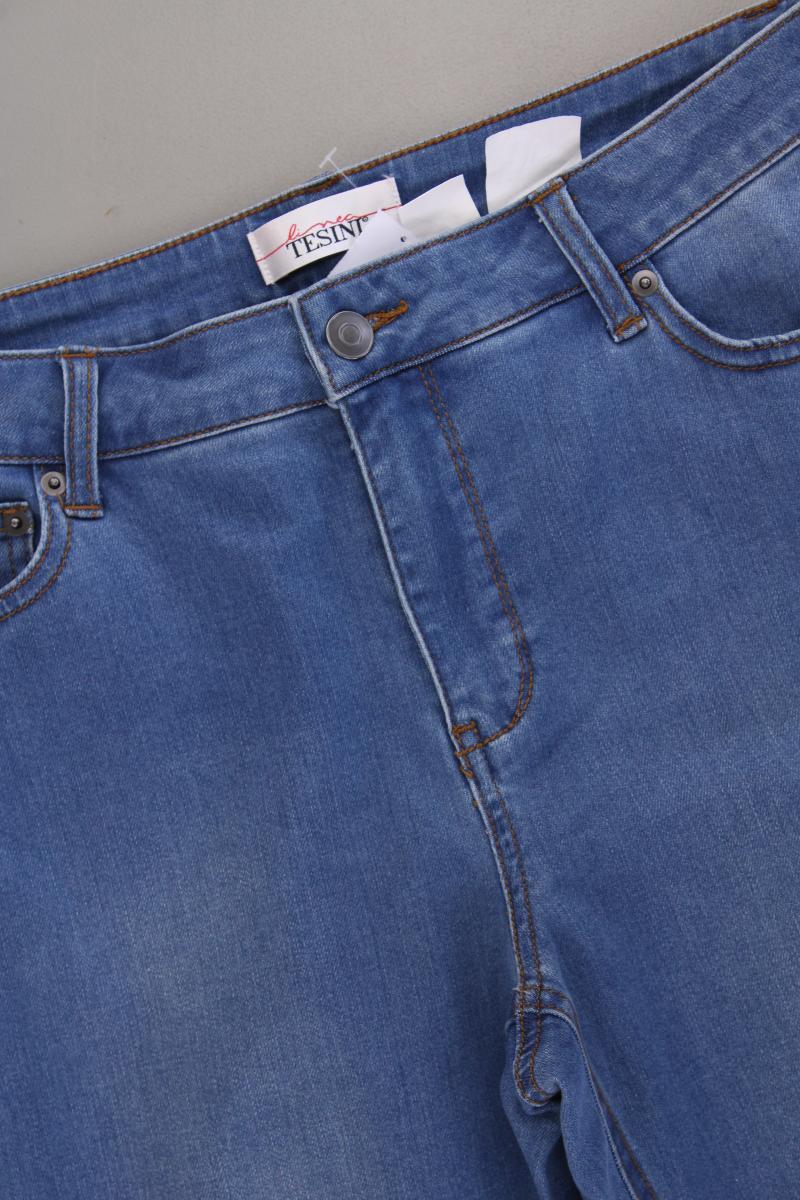 Linea Tesini Skinny Jeans Gr. 40 blau aus Baumwolle