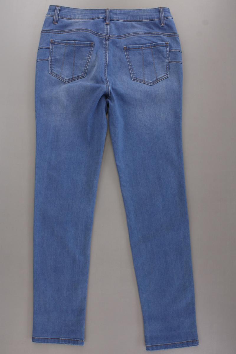 Linea Tesini Skinny Jeans Gr. 40 blau aus Baumwolle