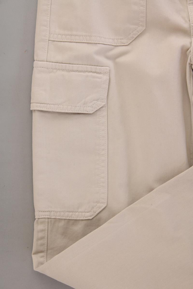 Zara Cargohose Gr. 34 creme aus Baumwolle