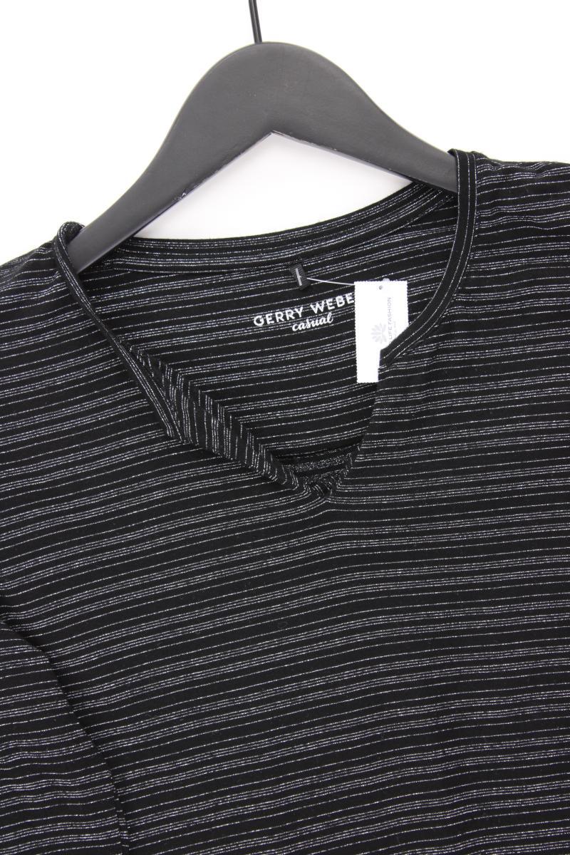 Gerry Weber Ringelshirt Gr. 40 gestreift 3/4 Ärmel schwarz