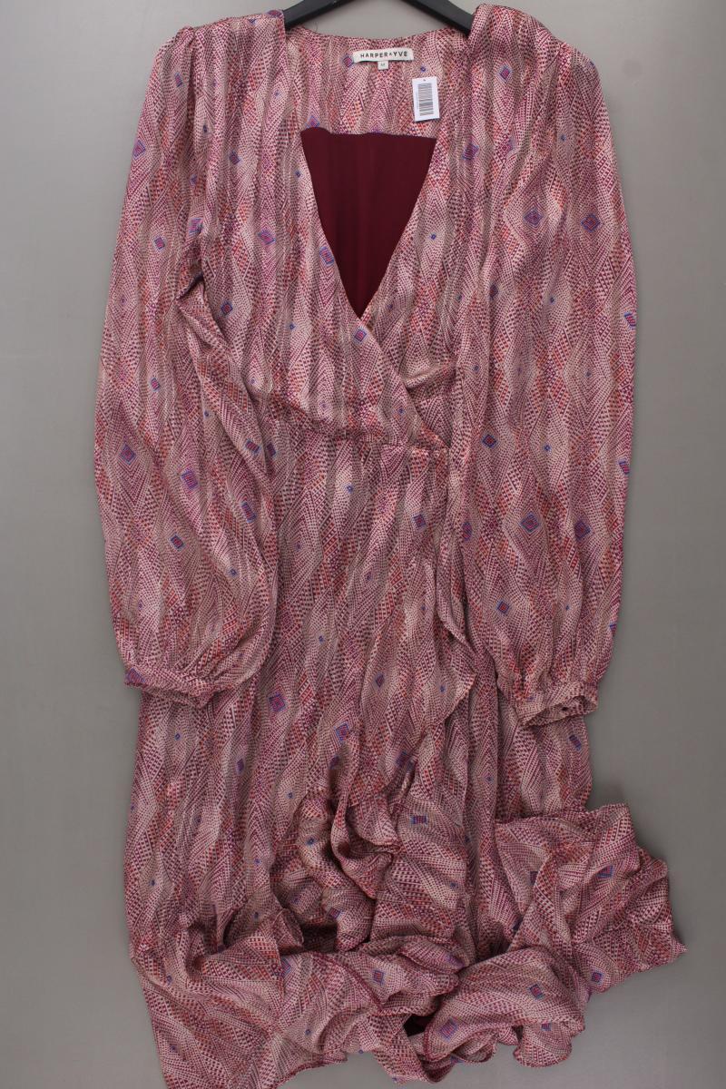 Harper & Yve Wickelkleid Gr. M Langarm rosa aus Polyester