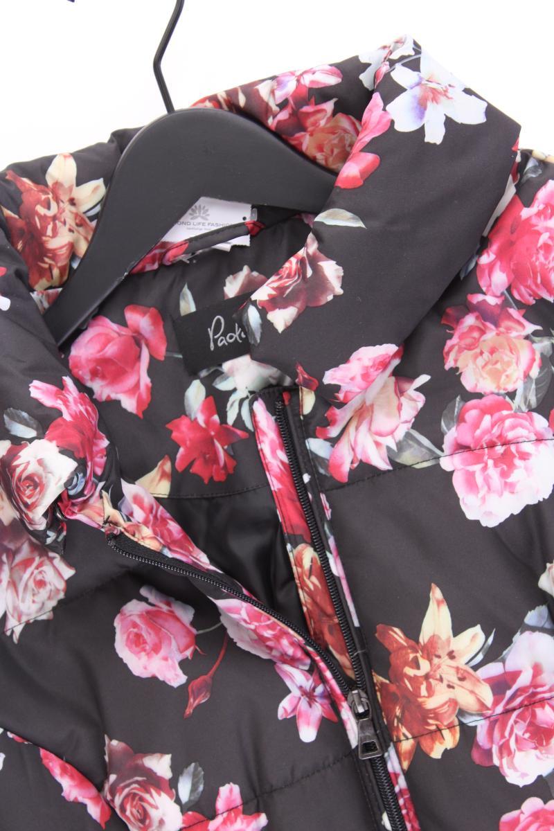 Paola Winterjacke Gr. 46 mit Blumenmuster neuwertig mehrfarbig aus Polyester