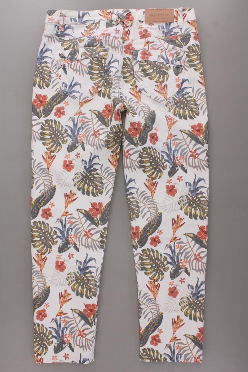Bluefire Hose Gr. W31/L32 mit Blumenmuster mehrfarbig aus Baumwolle