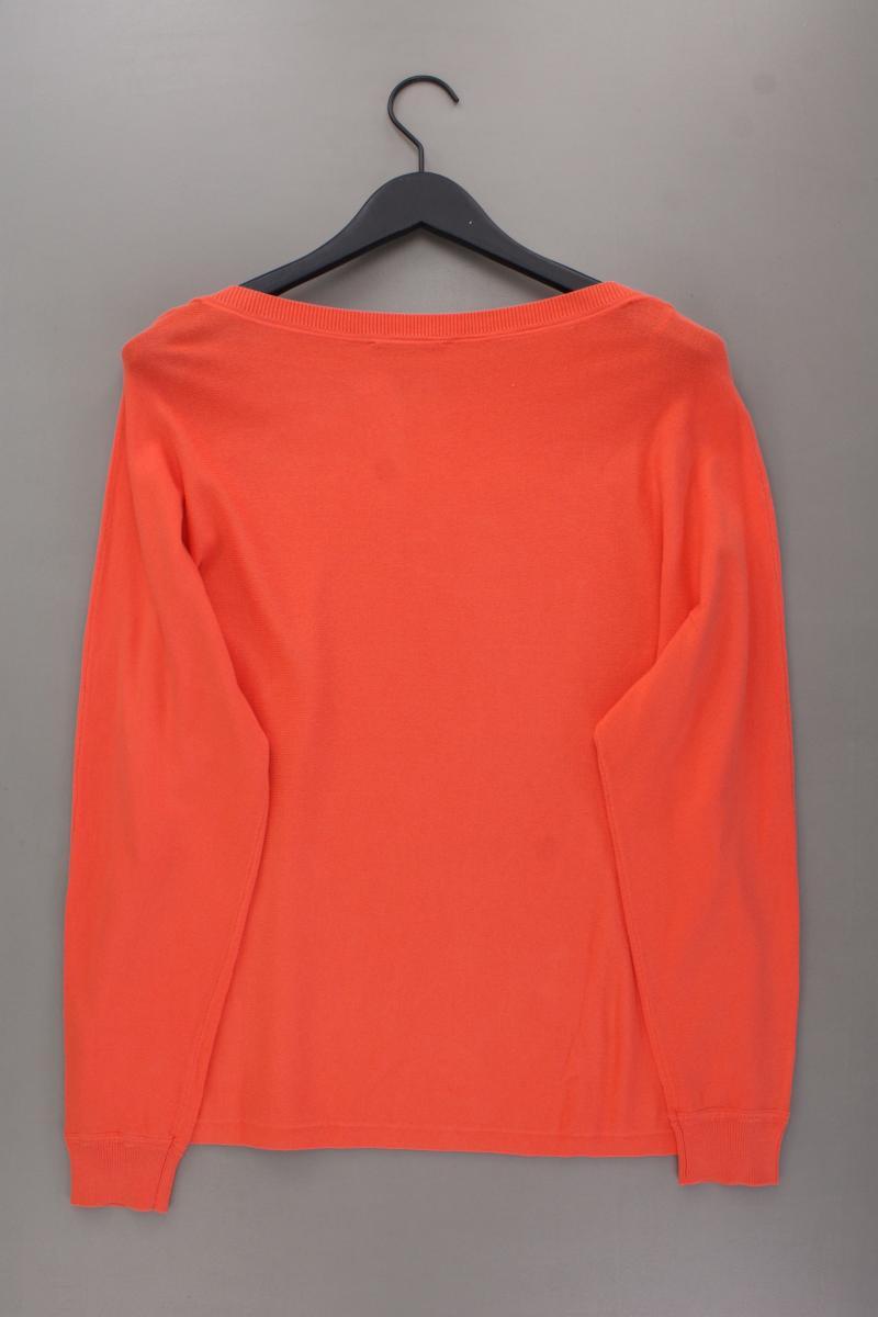 comma, Feinstrickpullover Gr. 44 orange aus Polyamid
