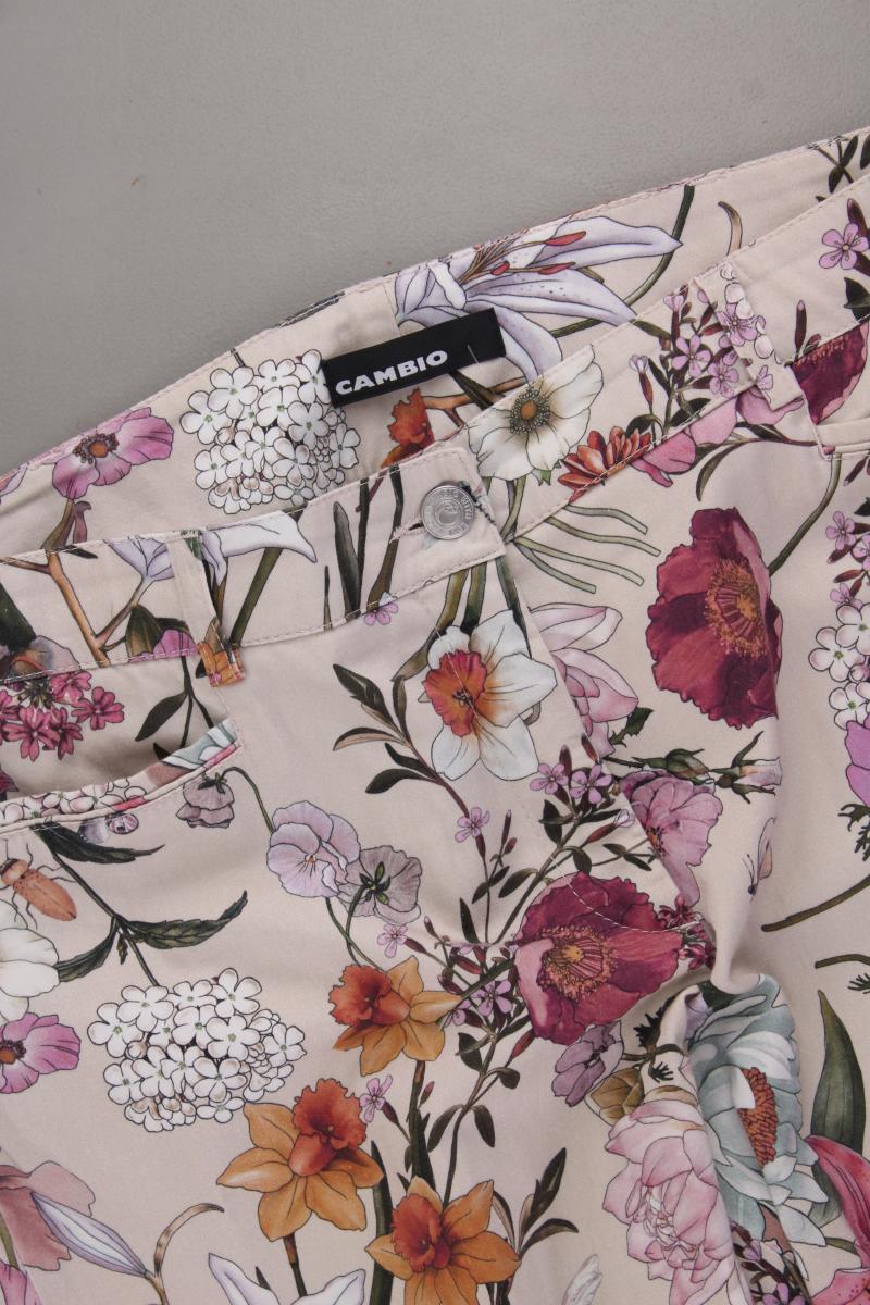 Cambio Hose Gr. 44 mit Blumenmuster mehrfarbig