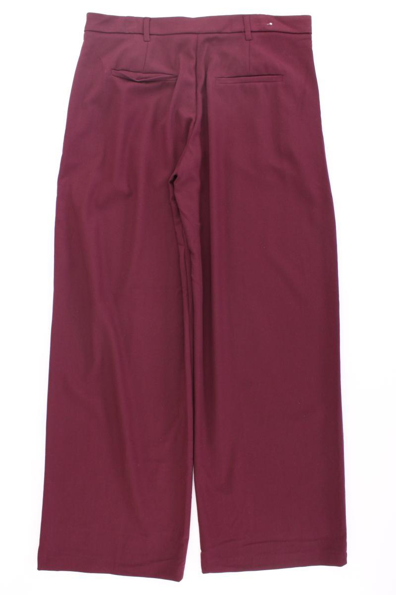 Bershka Stoffhose Gr. 40 lila aus Polyester