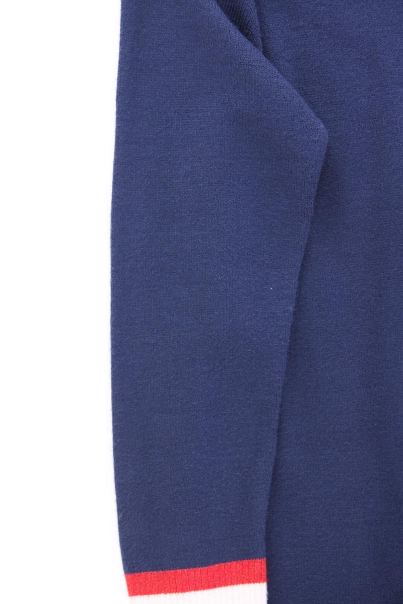 Daniel Hechter Strickkleid Gr. 38 Langarm blau aus Viskose
